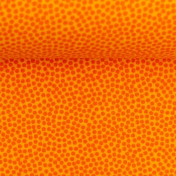 Baumwolle "Dotty" Punkte auf orange